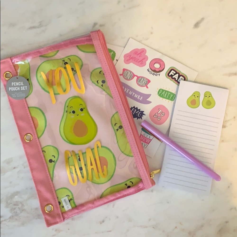 Eccolo “You Guac” Stationary Pencil Pouch - Picture 2 of 10